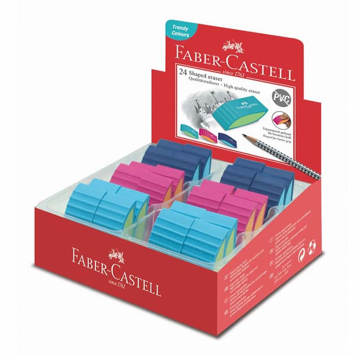 

Ластик Faber-Castell PVC-free в ассортименте, Разноцветный