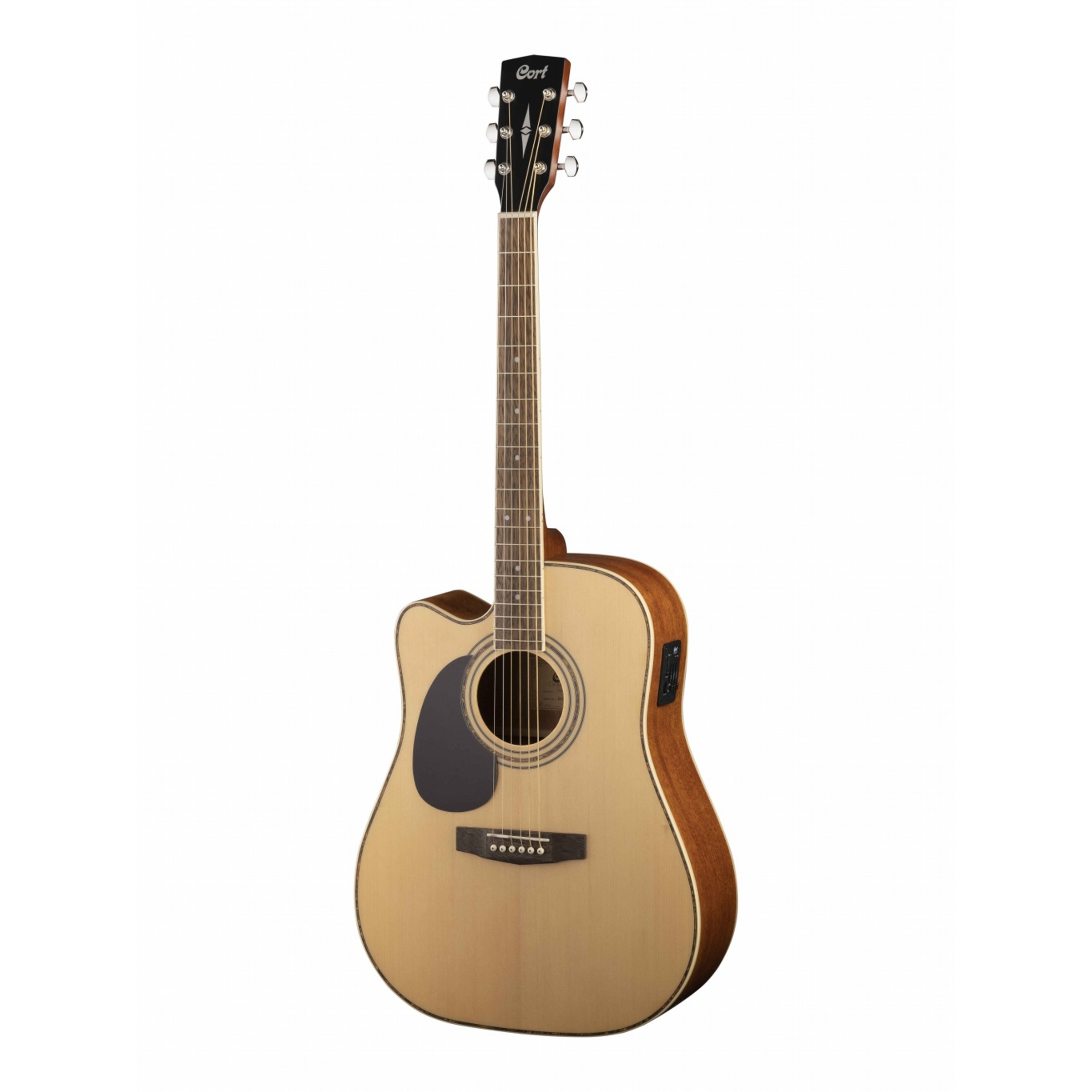 Полуакустическая гитара Cort AD880CE-LH-WBAG-NS с чехлом
