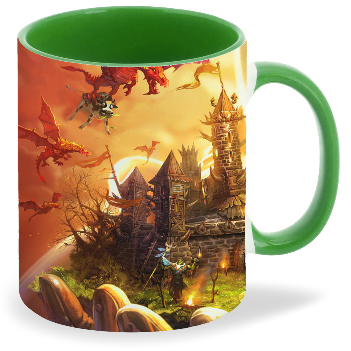 

Кружка CoolPodarok majesty 2 monster kingdom Рыцарь Ладонь Замок Драконы, majesty 2 monster kingdom Рыцарь Ладонь Замок Драконы