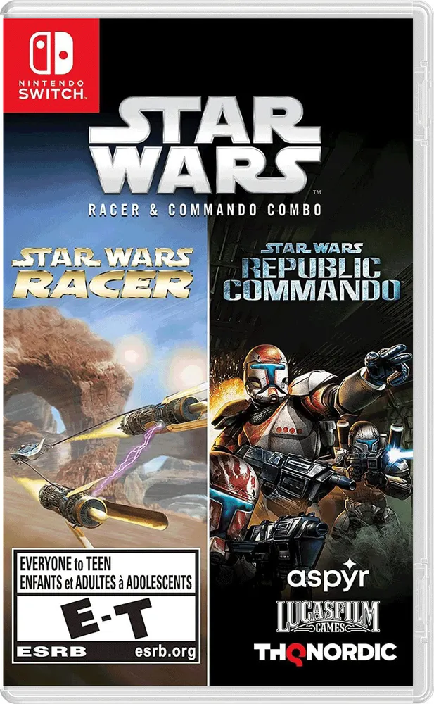 

Игра Star Wars Racer & Commando Combo (US) (NS)