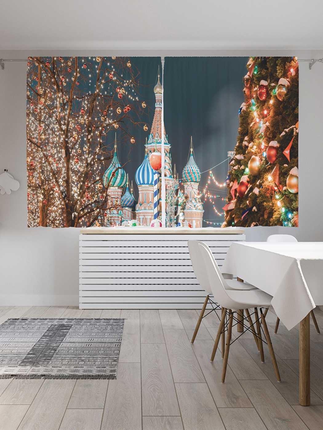 

Классические шторы JoyArty "Собор Василия Блаженного", Oxford DeLux, 2 полотна 145x180 см, Собор Василия Блаженного