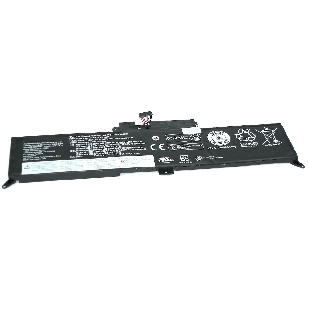 фото Аккумуляторная батарея для ноутбука lenovo thinkpad yoga 260 (00hw026) 15.2v 2895mah oem