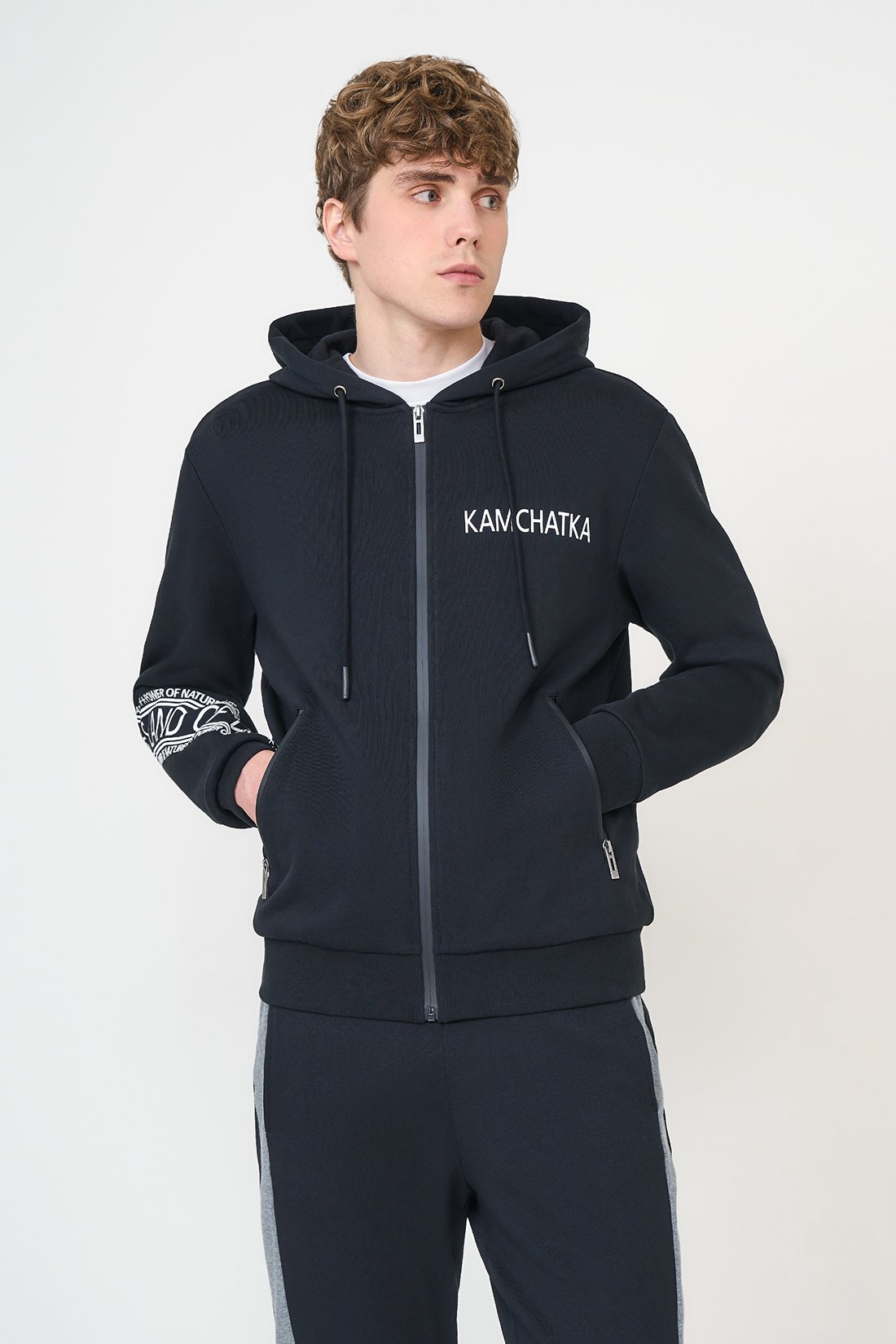 

Толстовка мужская Baon B6123502 черная XXL, Черный, B6123502