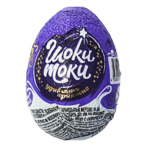 Яйцо Шоки Токи Буба шоколадное с сюрпризом 20 г