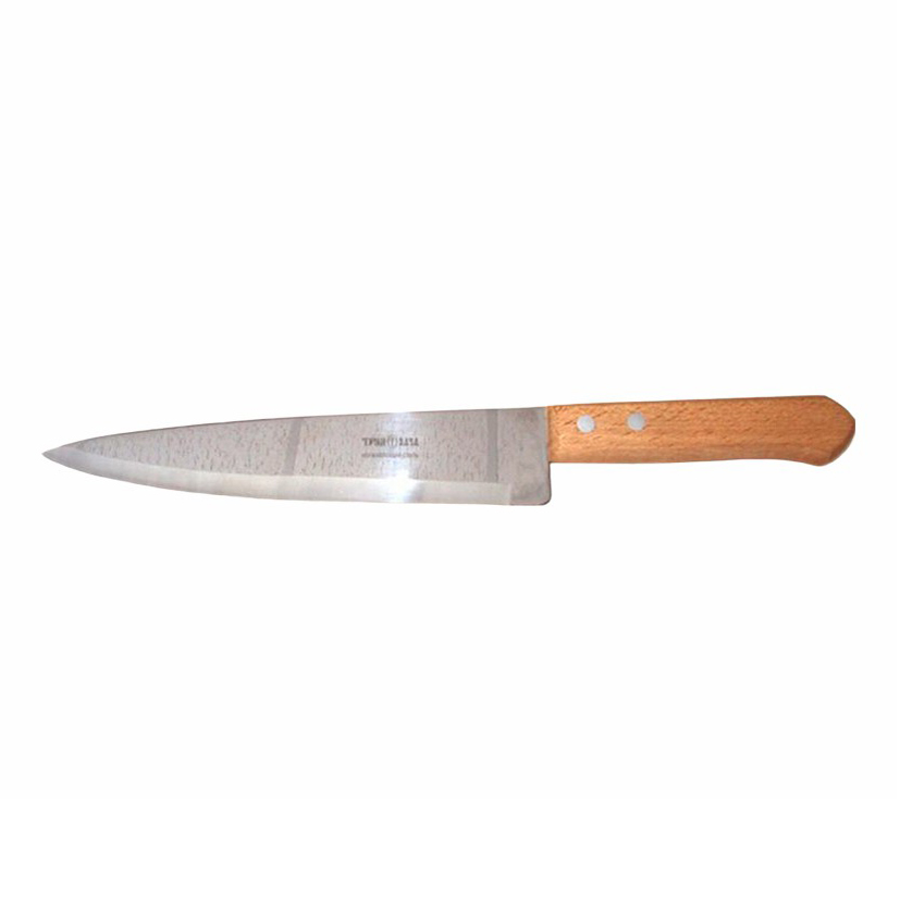 Кухонный нож поварской Hitt Aesthetic c деревянной ручкой 18 см