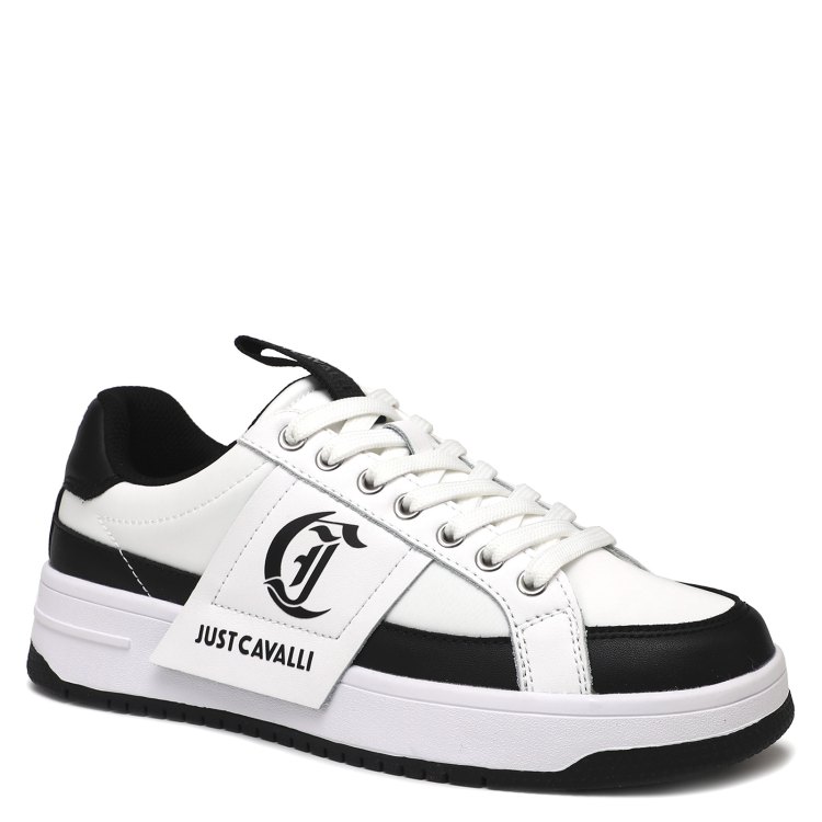 

Кеды женские Just Cavalli 76RA3SM1 белые 38 EU, Белый, 76RA3SM1
