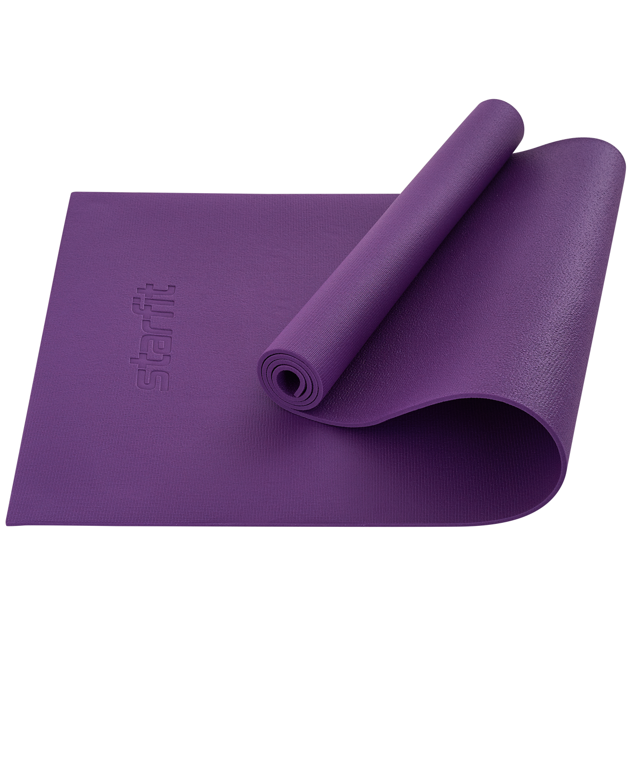 фото Коврик для йоги starfit fm-103 violet 173 см, 6 мм