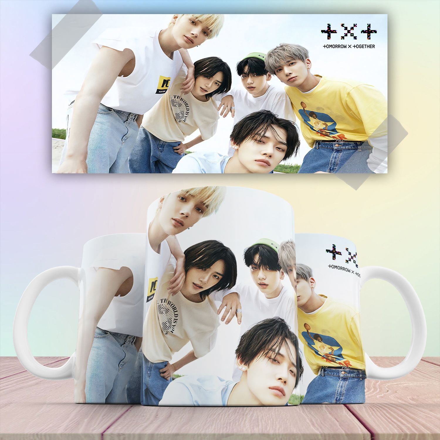 

Кружка TXT Tomorrow X Together K-POP 330 мл, Кружка TXT К-ПОП Tomorrow X Together К-ПОП K-POP 330 мл
