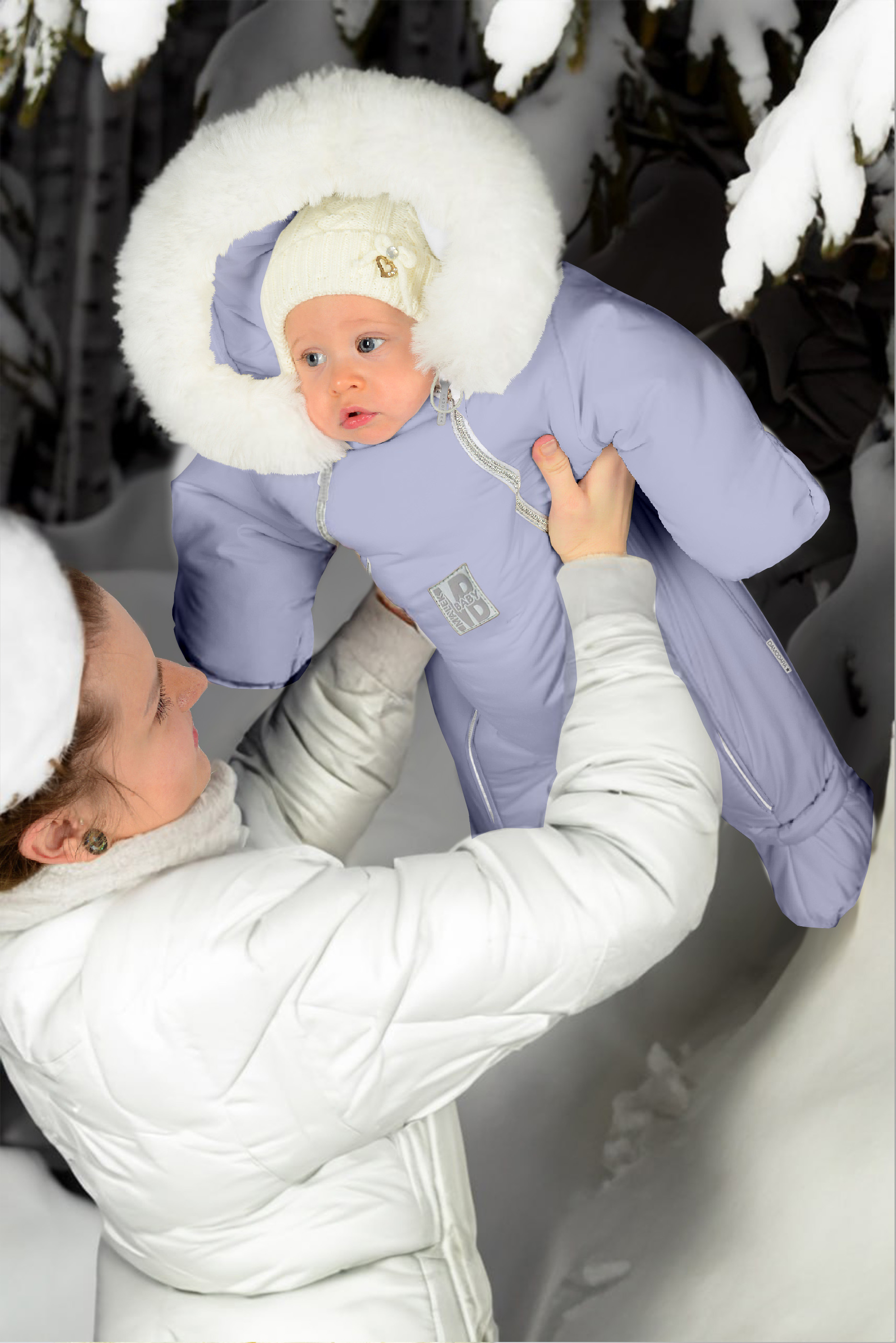 

Комбинезон детский malek baby 264Ш/2, сирень, 68, Фиолетовый, 264Ш/2