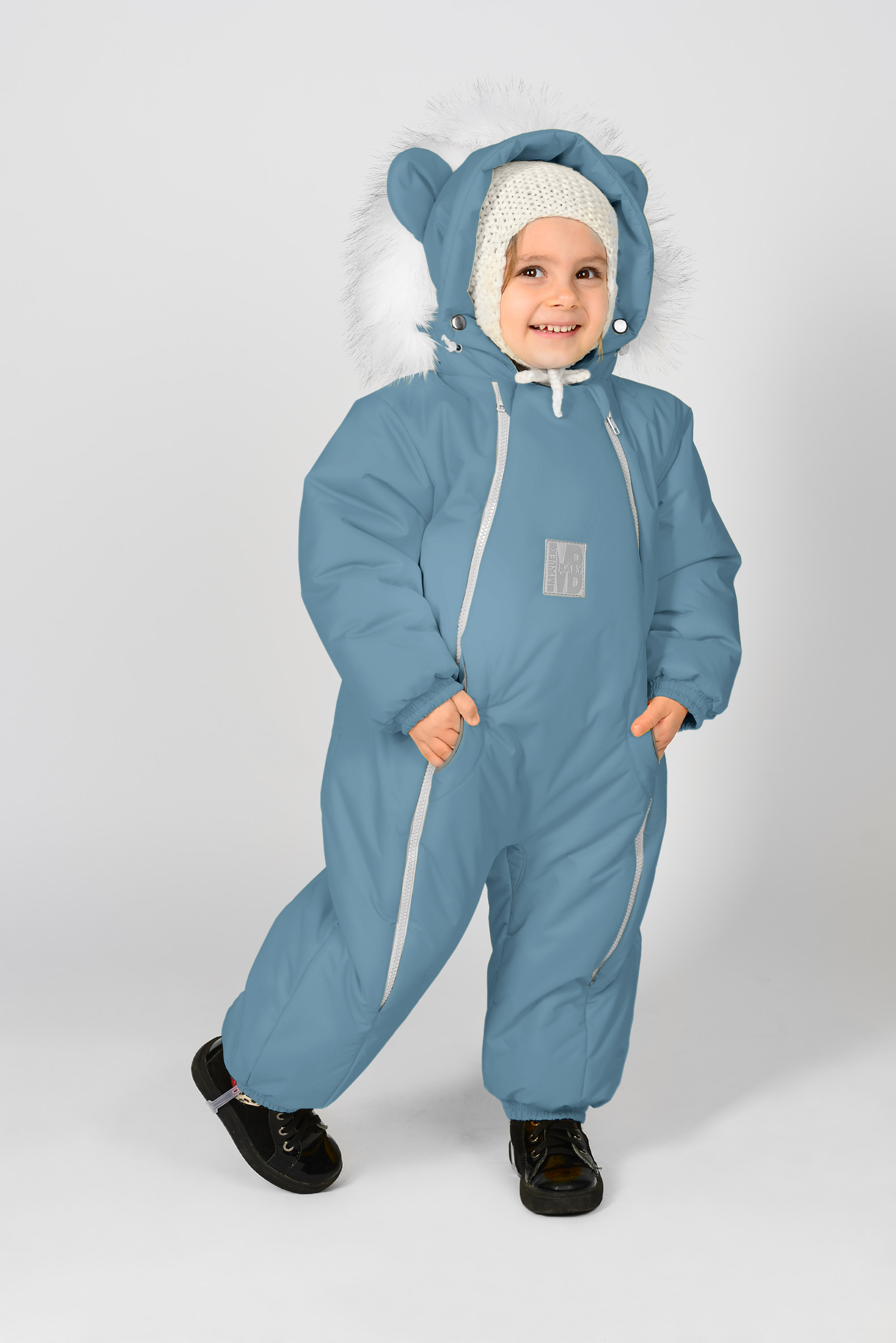 

Комбинезон детский malek baby 263Ш/2, серо-голубой, 104, 263Ш/2