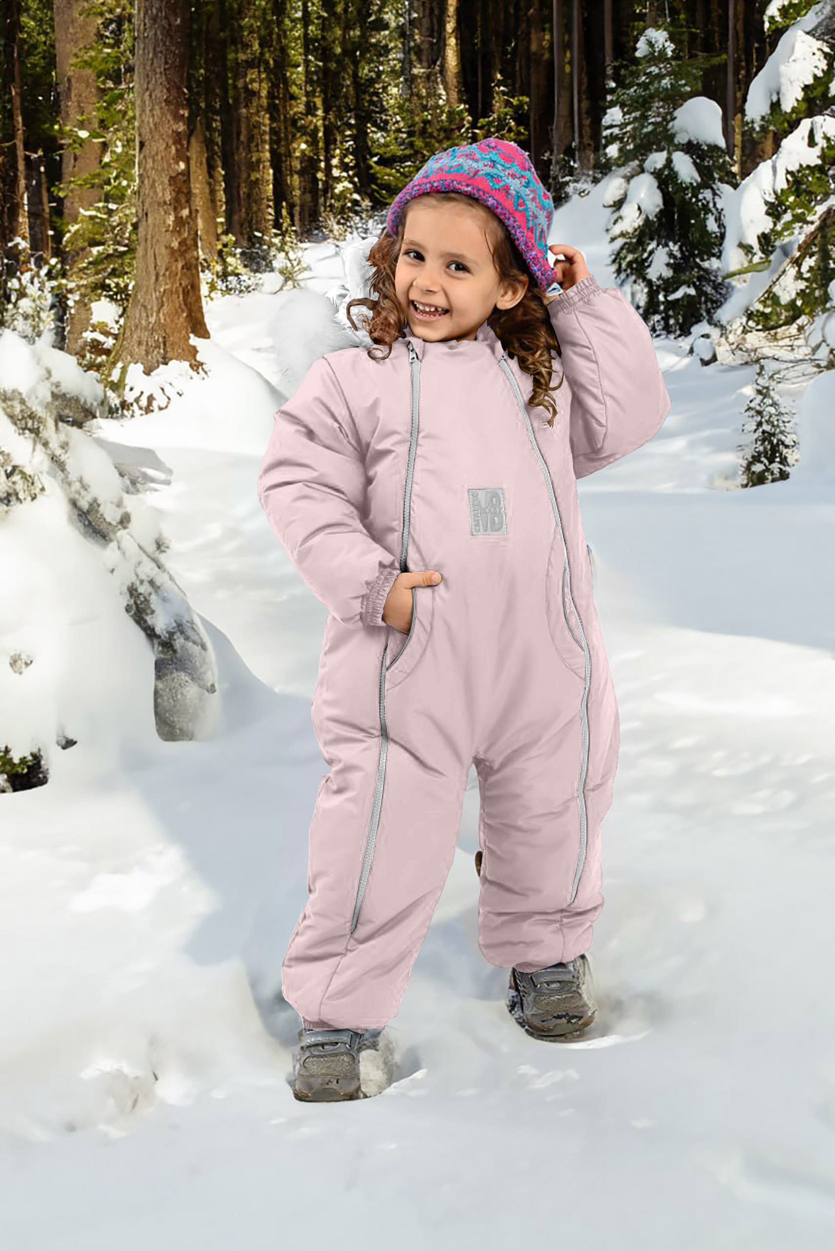 

Комбинезон детский malek baby 263ШМ/2, светло-розовый, 104, 263ШМ/2