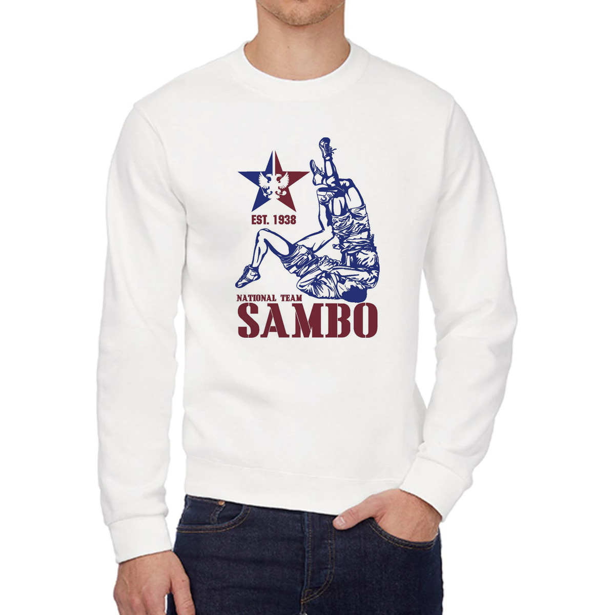 

Свитшот унисекс CoolPodarok W0113455 белый 50 RU, W0113455