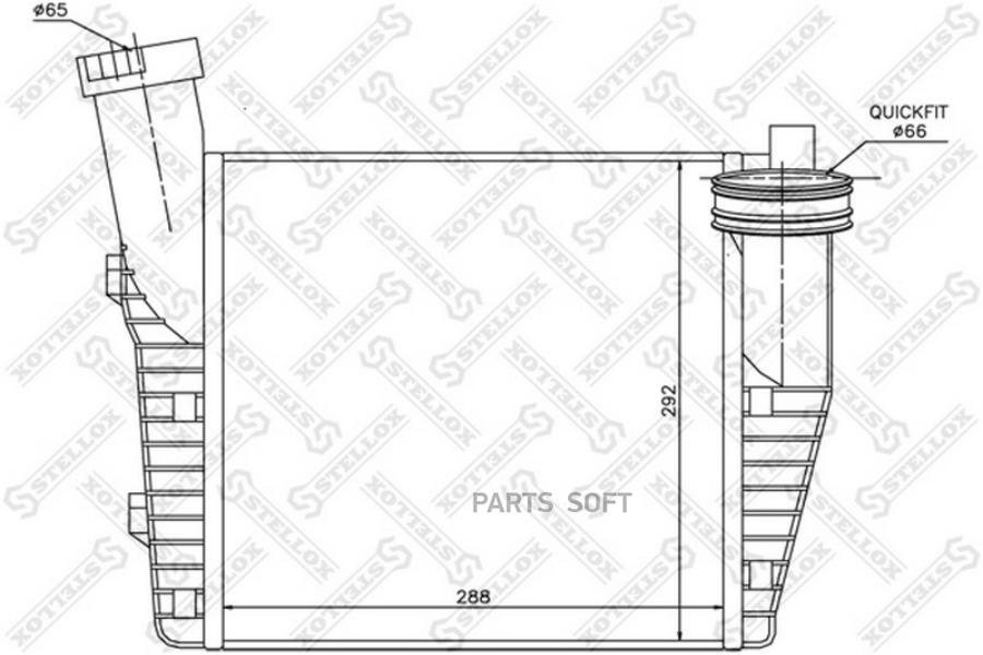 

STELLOX Интеркулер STELLOX 1040074sx