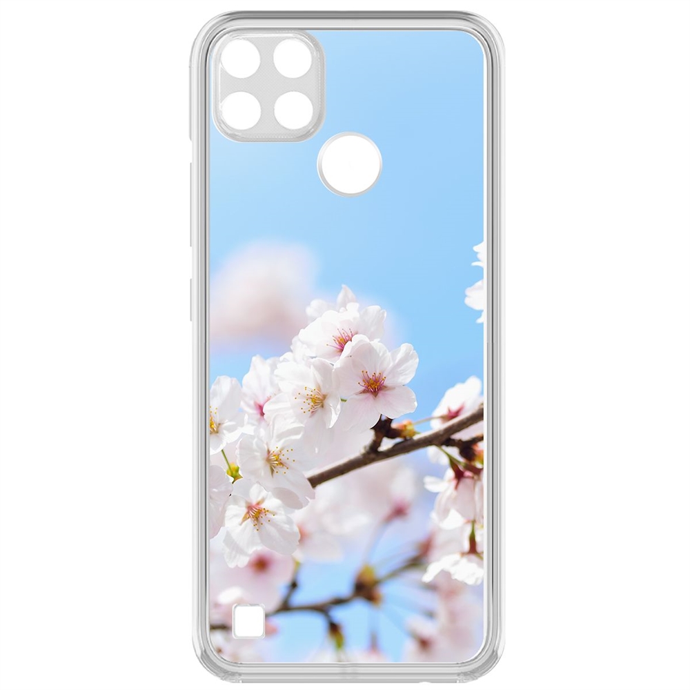 фото Чехол-накладка krutoff clear case цветение для realme c25y