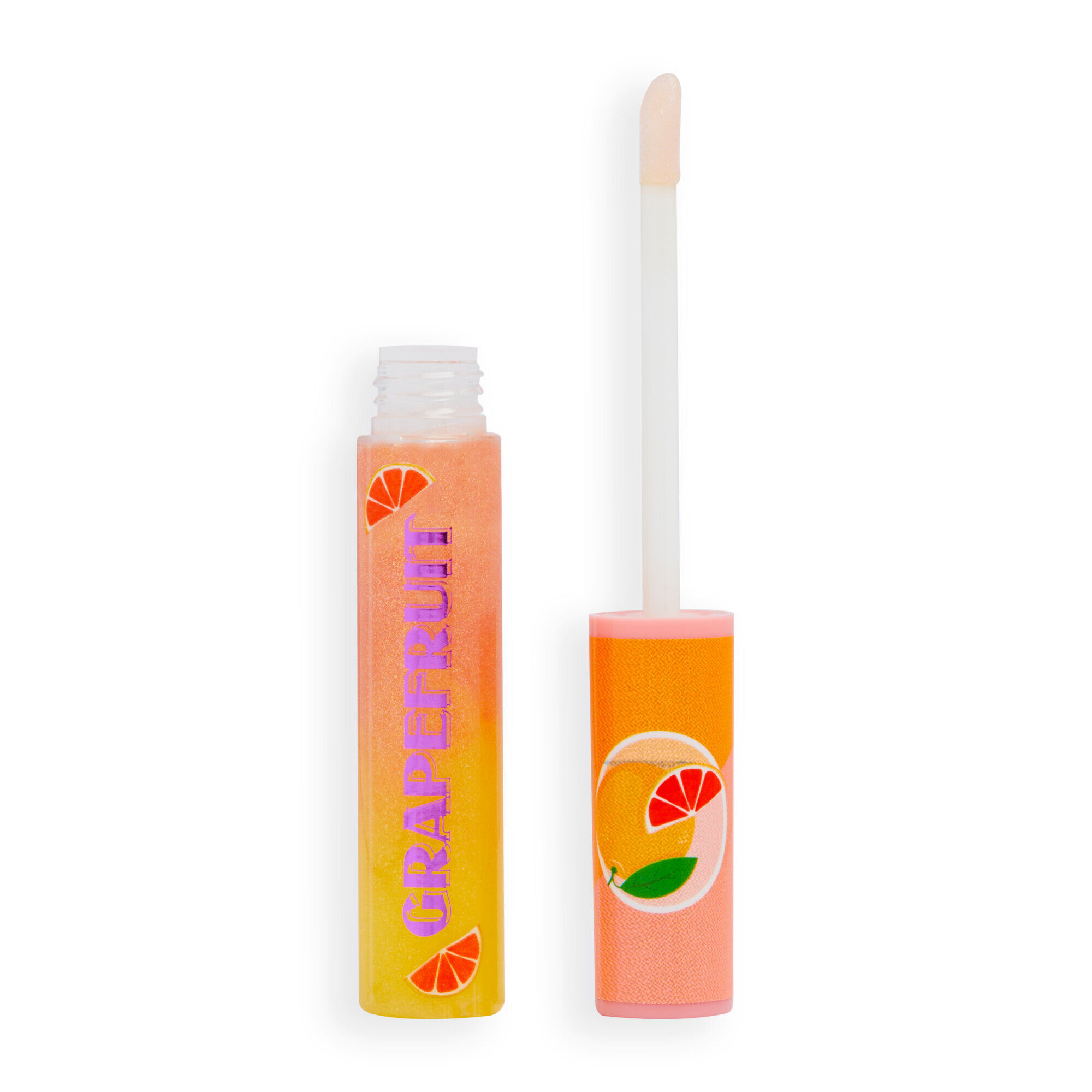 Блеск для губ I Heart Revolution Lip Gloss, Grapefruit, персиковый, с шиммером, 7 мл i heart revolution масло для губ tasty tropical