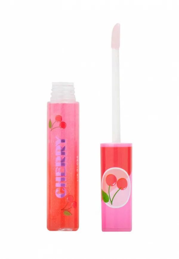 Блеск для губ I Heart Revolution Lip Gloss, Cherry Cola, прозрачный, с шиммером, 7 мл масло для губ i heart revolution tasty tropical lip oil pomegranate