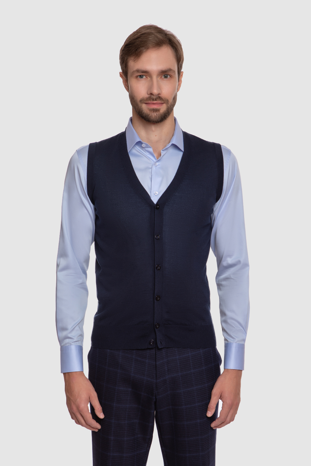 

Жилет мужской Kanzler 140005W03O093 синий 2XL, 140005W03O093