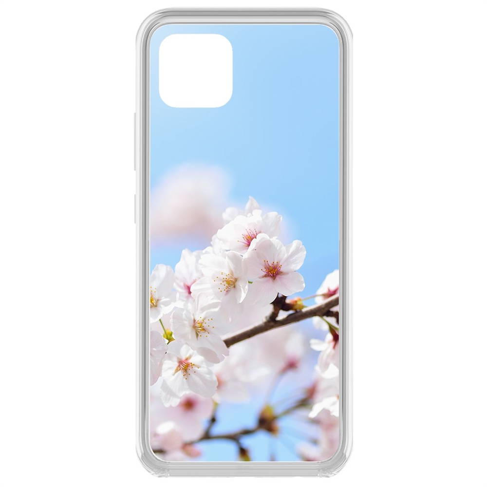 

Чехол-накладка Krutoff Clear Case Цветение для Realme C11
