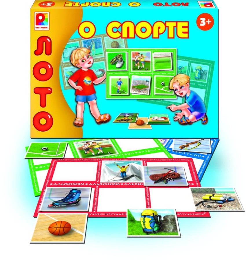 фото Игра-лото "о спорте" радуга игр