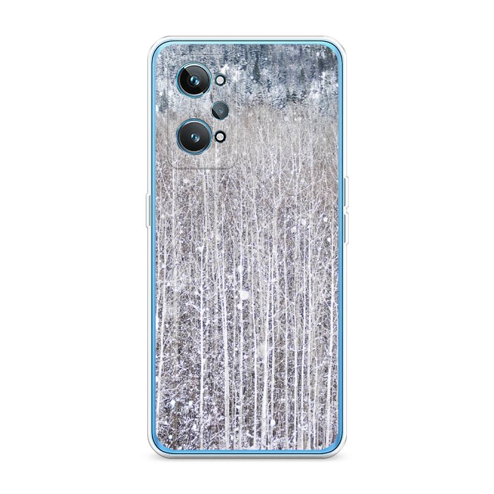 

Чехол на Realme GT 2 "Снежный лес", Бежевый;серый;белый, 258550-5