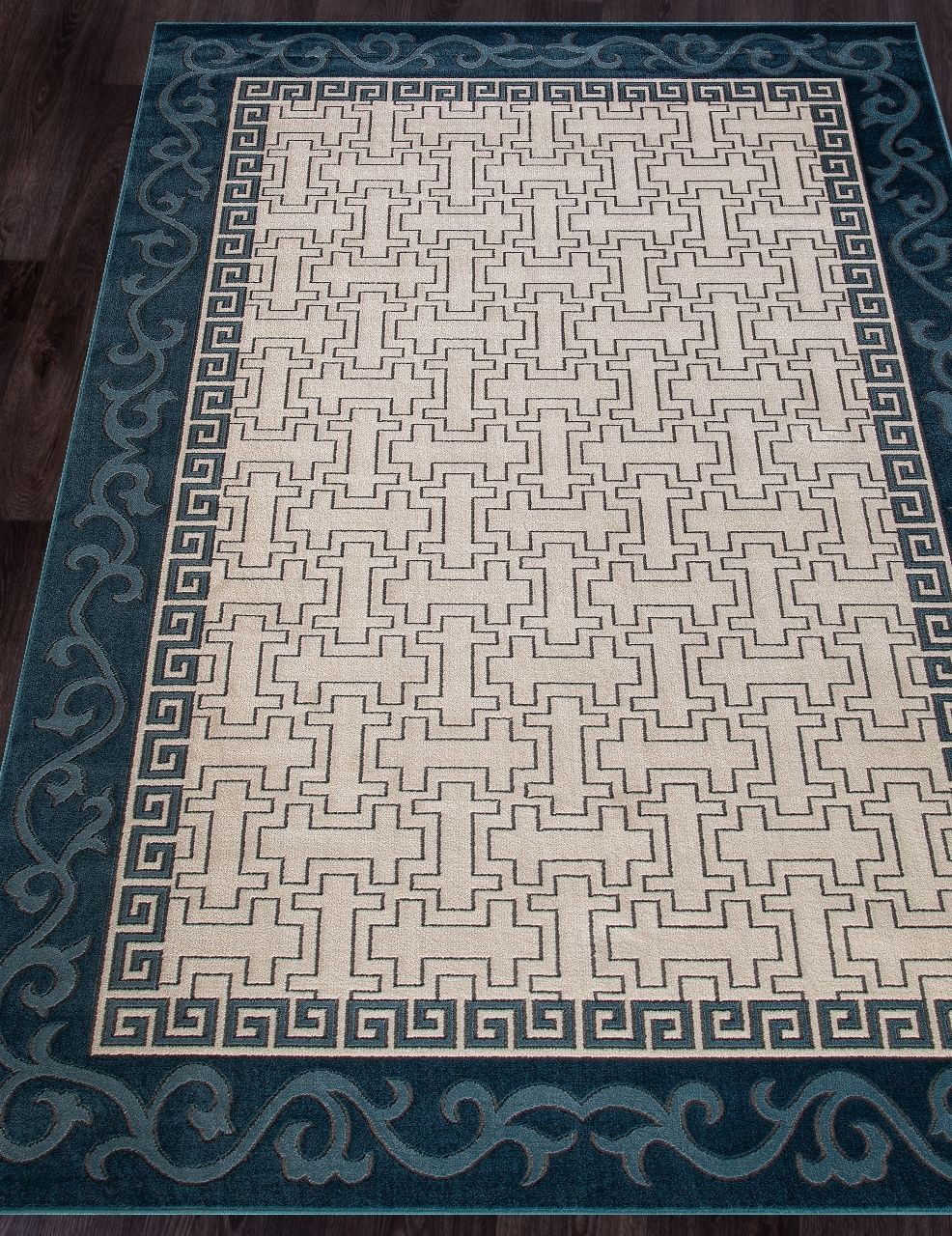 

Ковер SERENITY D781 CREAM-BLUE