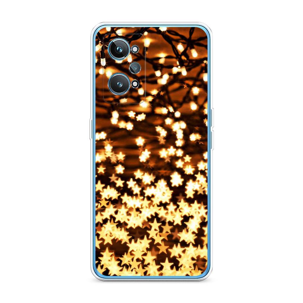 

Чехол на Realme GT 2 "Новогодняя гирлянда", Золотистый, 258550-5