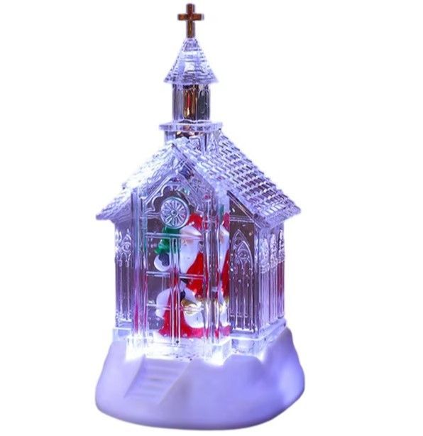 

Новогодний фонарь Merry Christmas LKQ-023 Дед Мороз 3хG13 14.5х7.5х7 см, LKQ-023