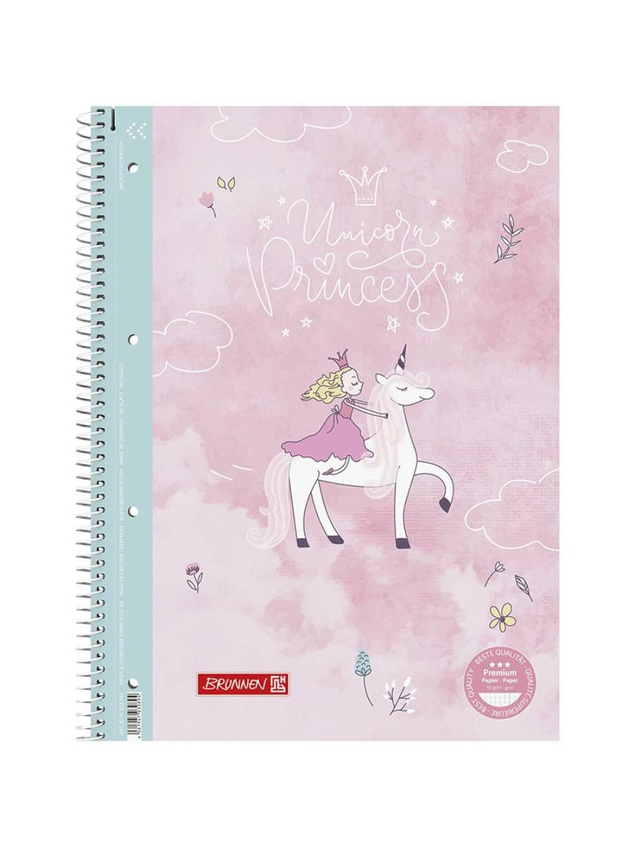 

Тетрадь Brunnen Premium Unicorn Princess в клетку А4