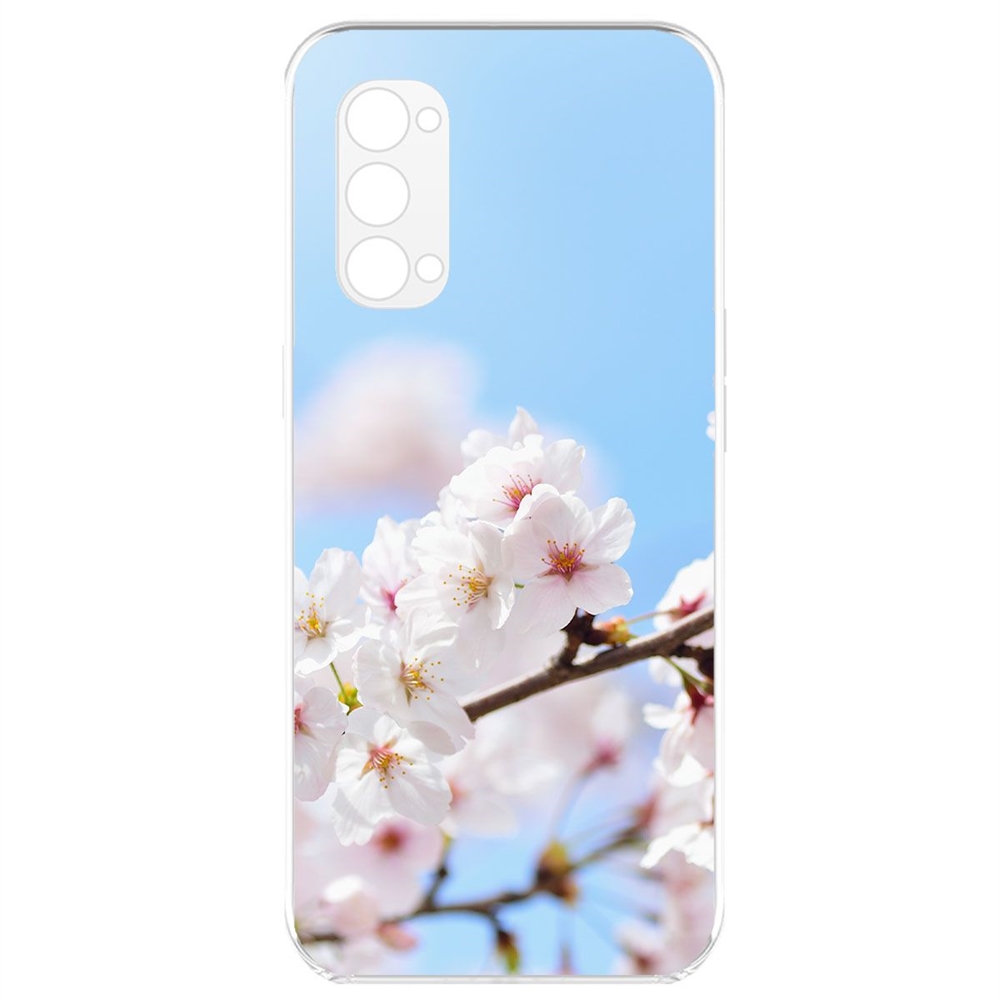 

Чехол-накладка Krutoff Clear Case Цветение для Oppo Reno4 Pro 5G, Прозрачный