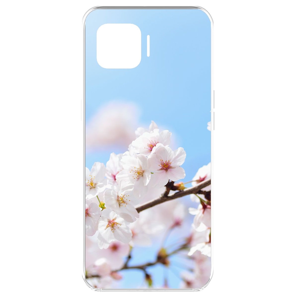 

Чехол-накладка Krutoff Clear Case Цветение для Oppo Reno4 Lite