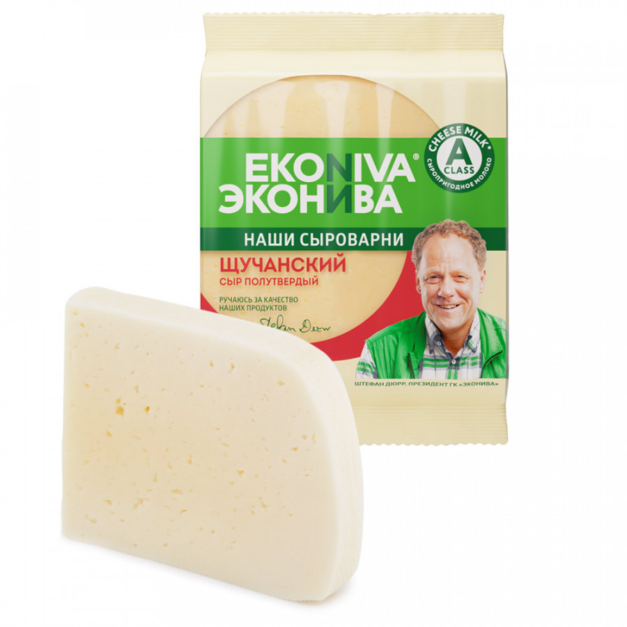 

Сыр полутвердый ЭкоНива Щучанский 50% БЗМЖ