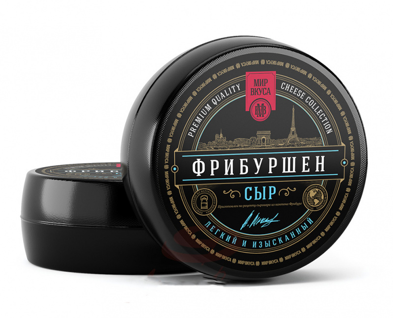 

Сыр полутвердый Мир вкуса Фрибуршен 50% БЗМЖ