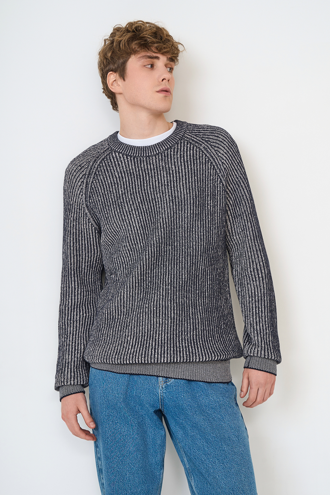 

Джемпер мужской Baon B6323509 синий 3XL, B6323509