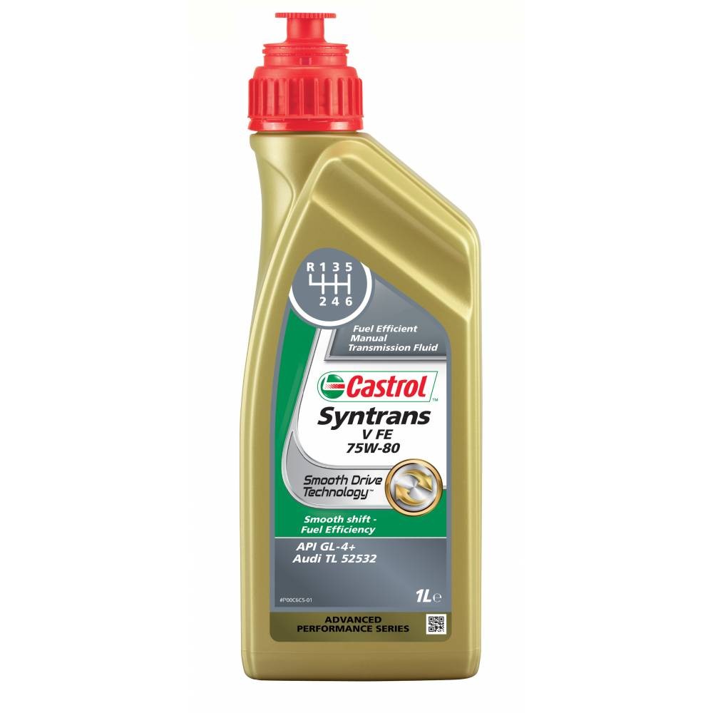 фото Масло трансмиссионное castrol syntrans v fe 75w-80 1л 156c41 4673070060