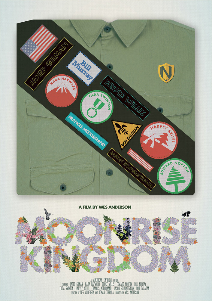 

Большой кино постер к фильму на стену Moonrise Kngdom 50х70 см без рамы, MNMOON
