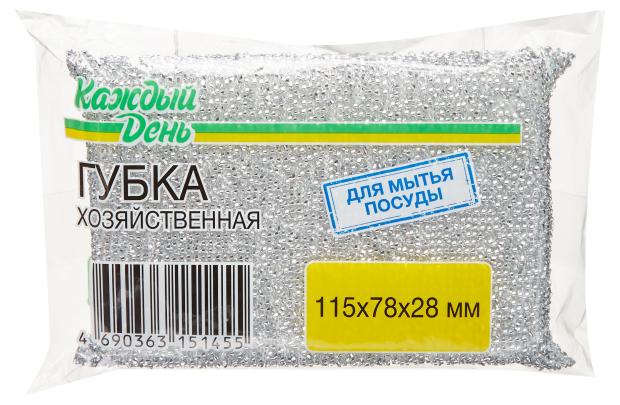 Губка в сетке Каждый день 10х7 см 1 шт 24₽