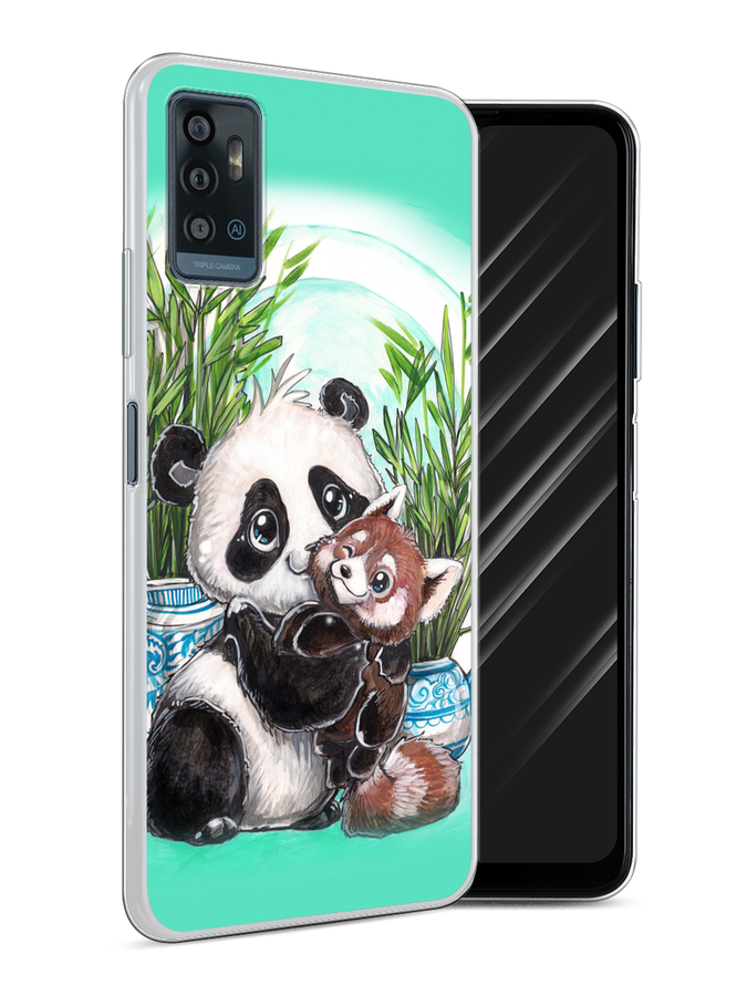 

Чехол Awog на ZTE Blade A71 / ЗТЕ Блэйд A71 "Друзья зверята", Разноцветный, 134450-2