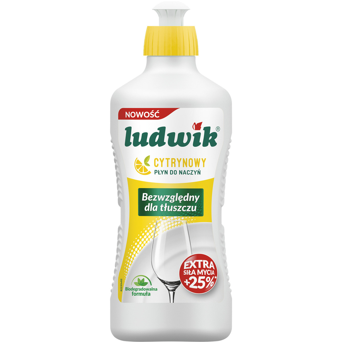 Средство для мытья посуды Ludwik с ароматом лимона и экстрактом зелёного чая 450 мл