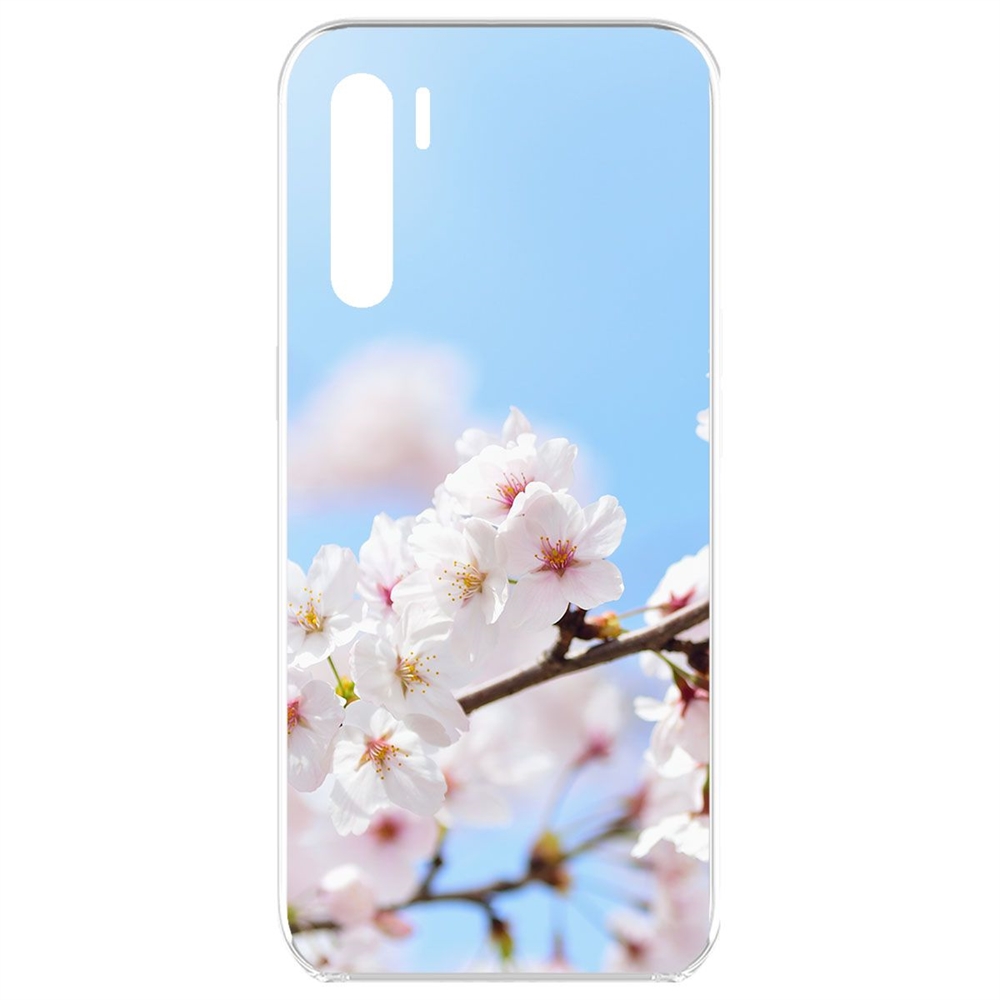 

Чехол-накладка Krutoff Clear Case Цветение для Oppo Reno3