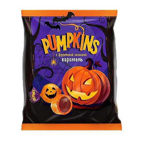 Карамель Рот Фронт Pumpkins тыква-шоколад 250 г