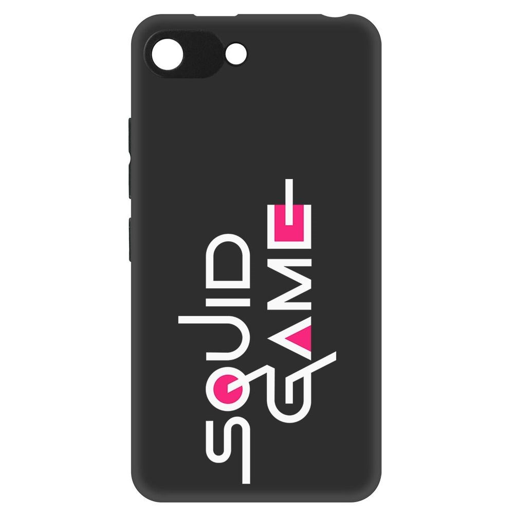 

Чехол-накладка Софт Игра в кальмара-Лого для Itel A25, Черный