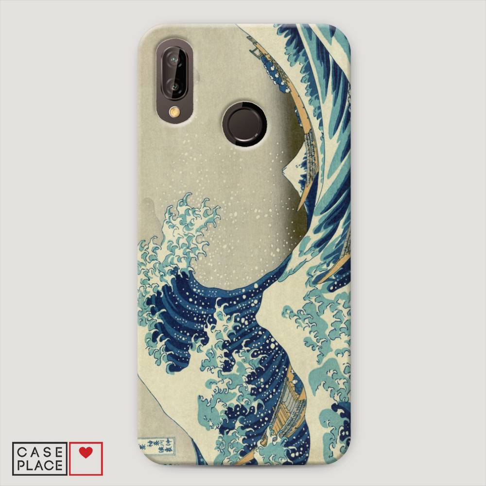 

Чехол Awog "Большая волна в Канагаве" для Huawei P20 Lite, 64420-7