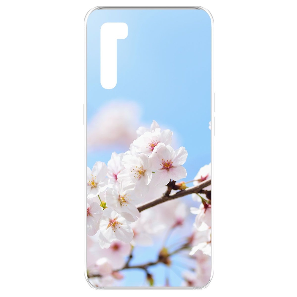 фото Чехол-накладка krutoff clear case цветение для oppo a91/f15