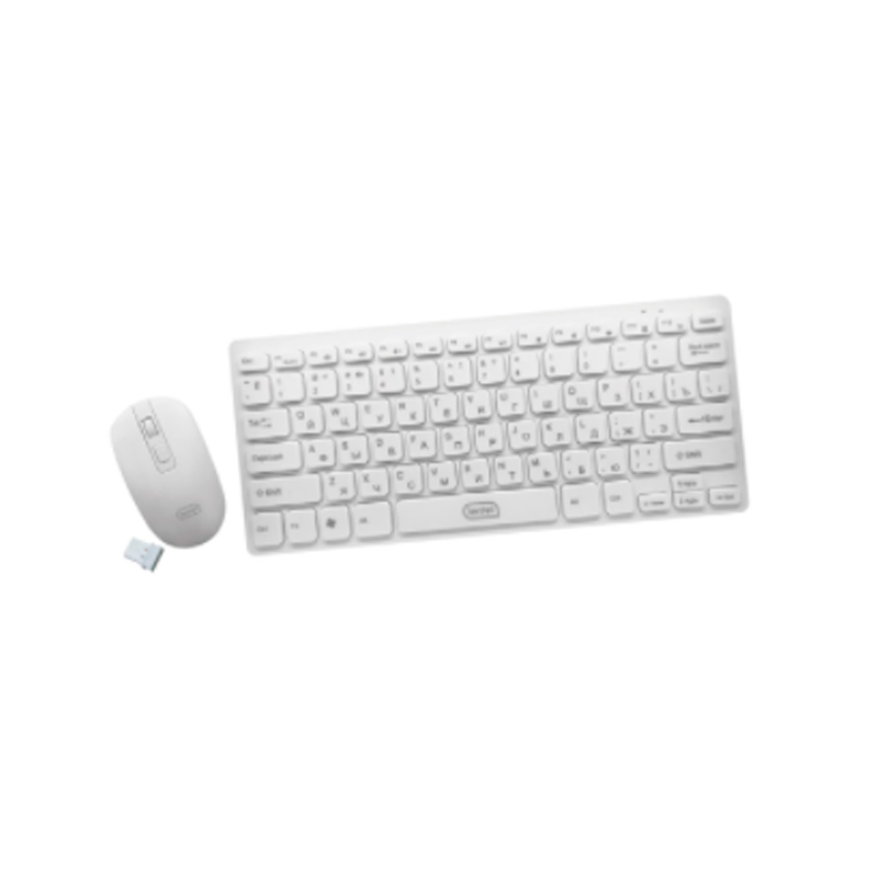 

Комплект клавиатура и мышь Lentel E-WKM901 White