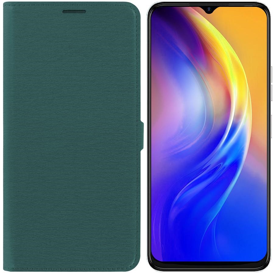 

Чехол-книжка Krutoff Eco Book для Tecno Spark 10C зелёный опал, Зеленый