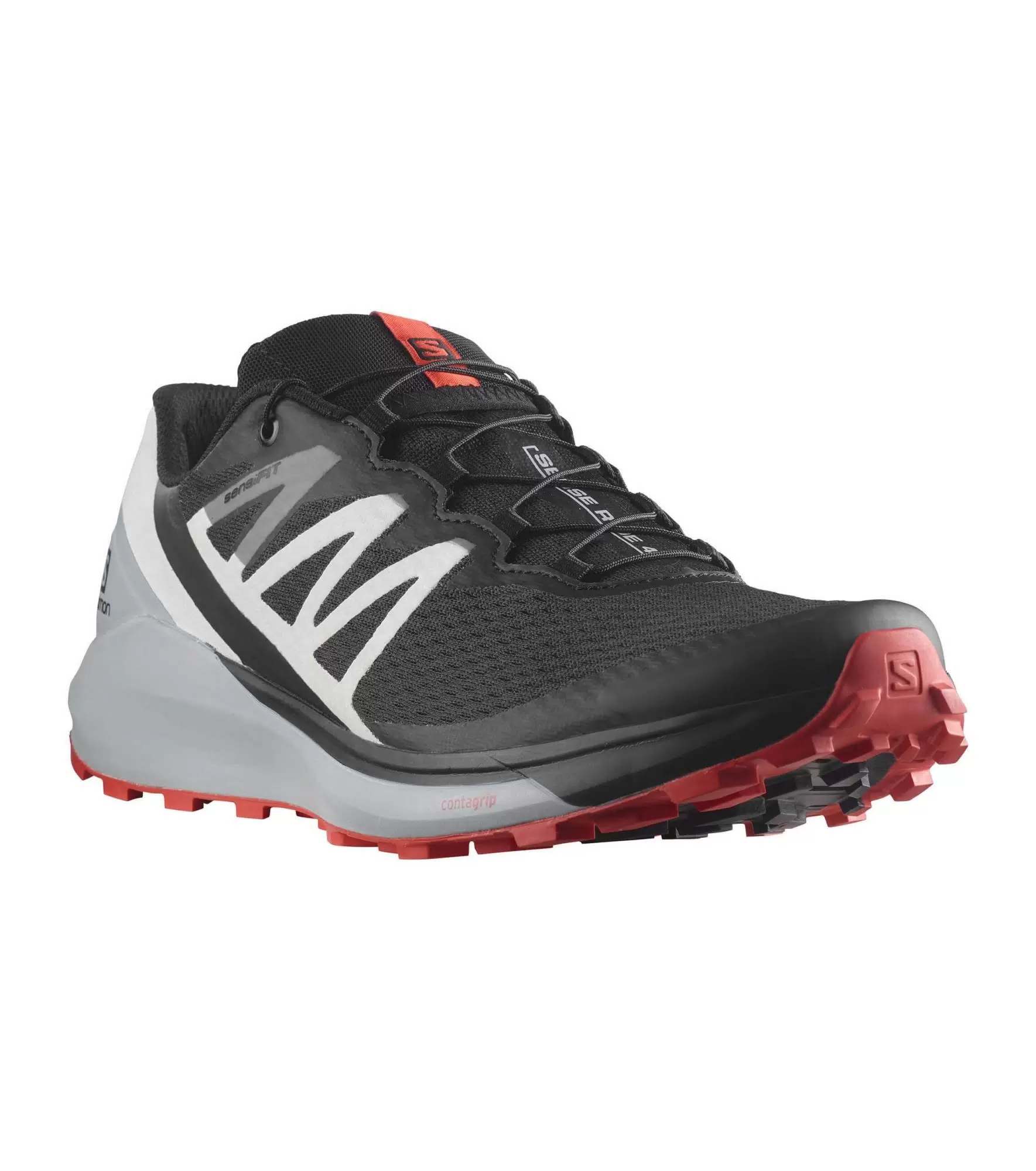 

Кроссовки мужские Salomon Sense Ride 4 L41726600 черные 12.5 US, Черный, Sense Ride 4