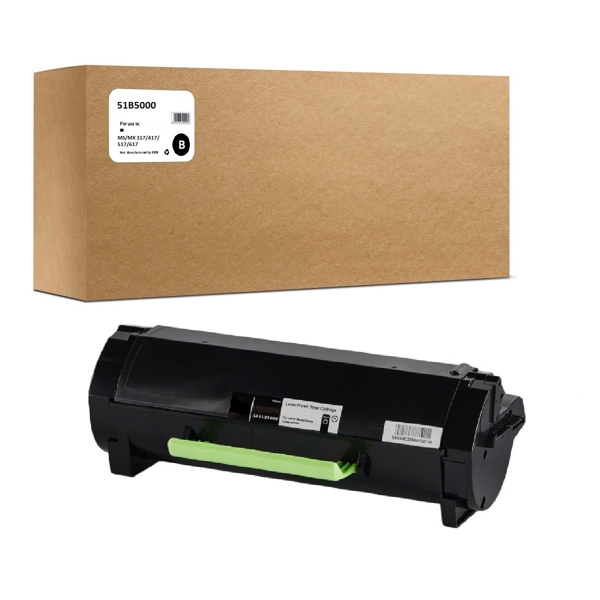 

Картридж Lexmark 51B5000, Черный, OEM 51B5000