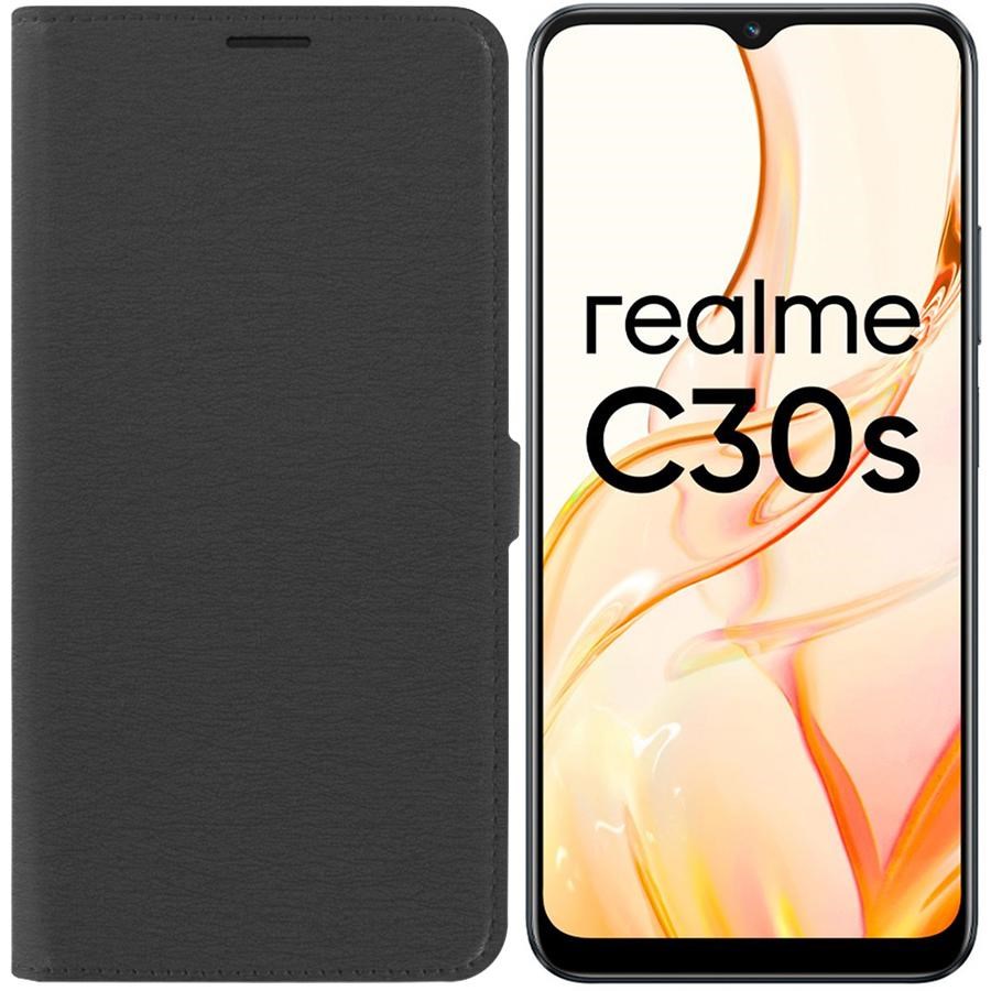 Чехол-книжка Krutoff Eco Book для Realme C30/ C30s черный