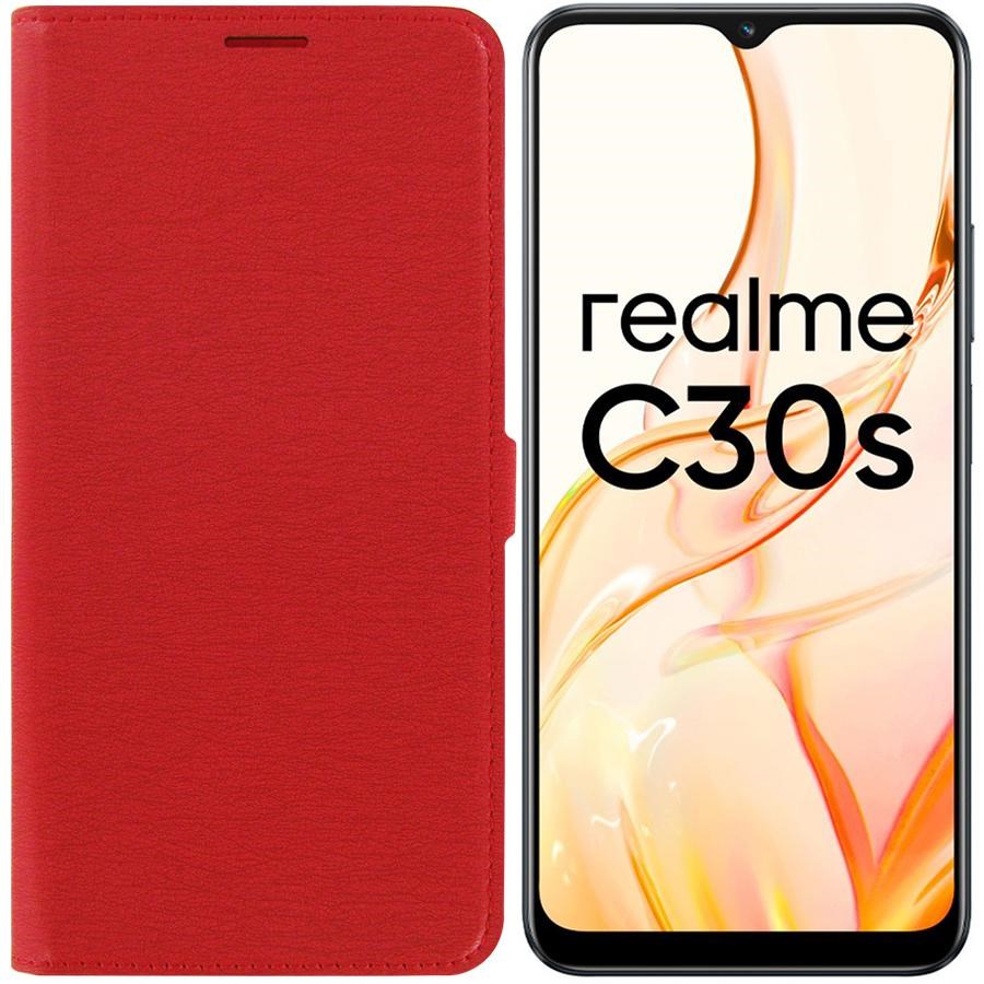 

Чехол-книжка Krutoff Eco Book для Realme C30/ C30s красный