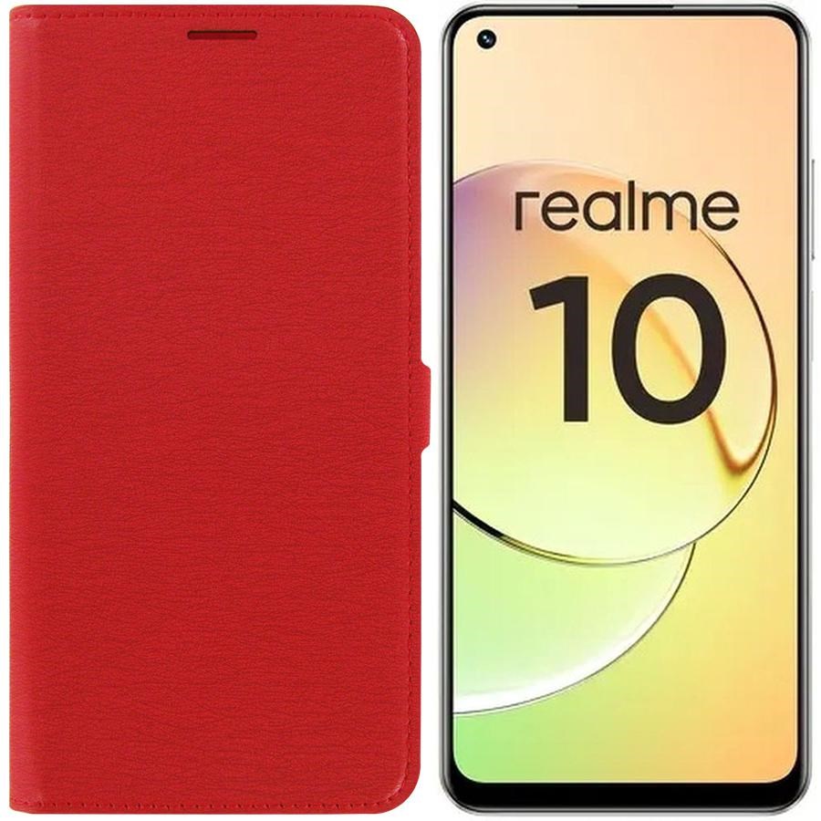 

Чехол-книжка Krutoff Eco Book для Realme 10 4G красный